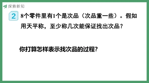 新人教版数学五年级下册8.1  找次品（1）课件