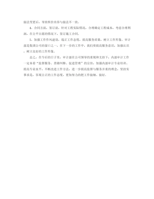 精编之内部审计工作总结范文.docx