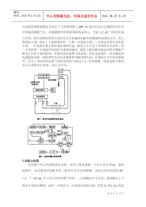 工程光学论文--基于谐波检测技术的乙炔气体浓度测量系统.docx