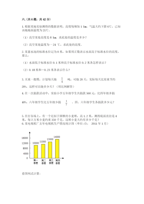 北师大版小升初数学模拟试卷带答案（突破训练）.docx