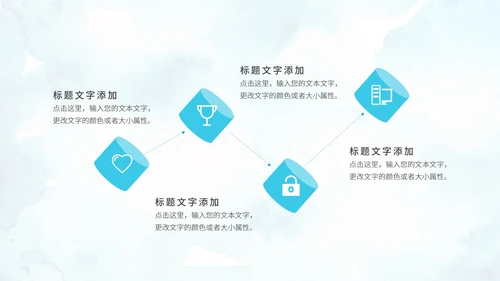 简约风蓝色圆弧毕业论文答辩PPT模板