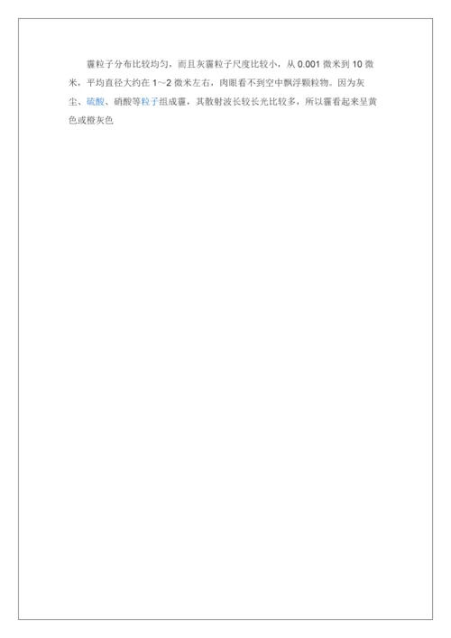 北京雾霾调查分析报告.docx