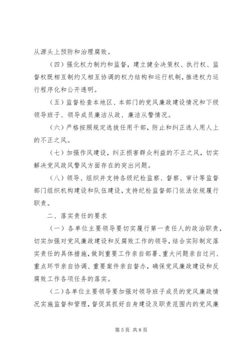 社区派出所党风廉政责任书.docx