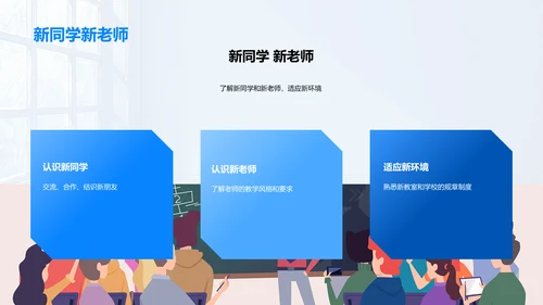 四年级学习导航PPT模板