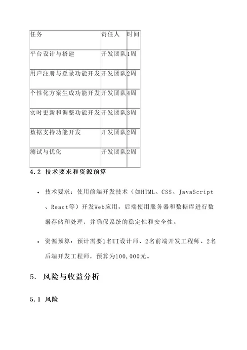 职业生涯电子策划书