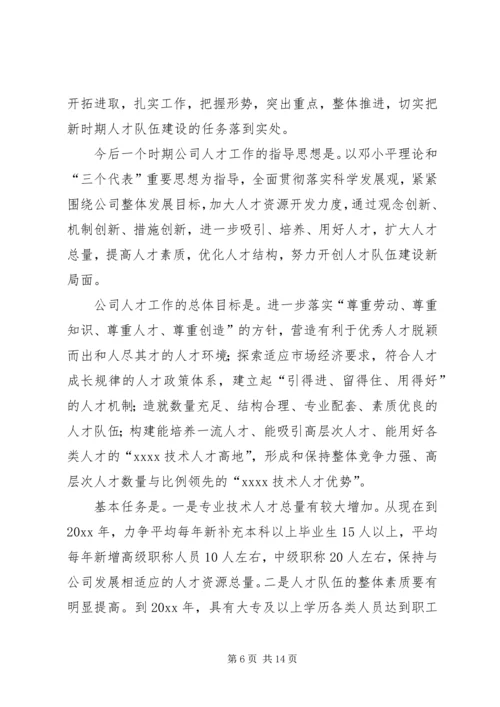 人才工作总结表彰大会上的致辞.docx