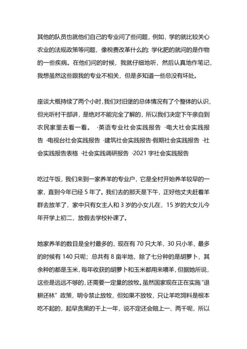 农村社会实践报告实习报告.docx