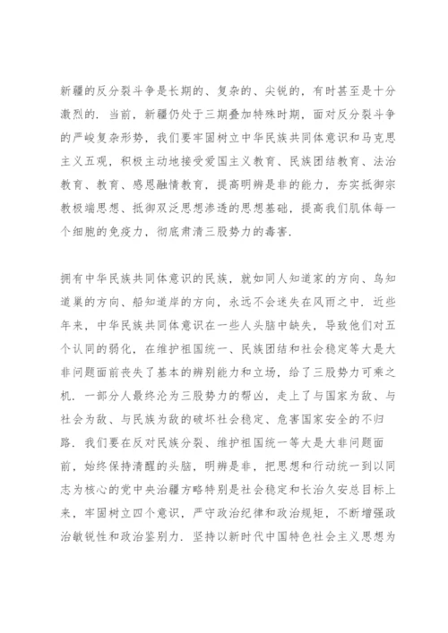 筑牢中华民族共同体意识发生亮剑.docx