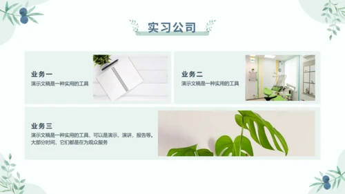 莫兰迪小清新大学生社会实践实习报告