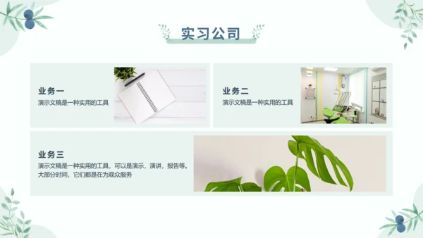 莫兰迪小清新大学生社会实践实习报告