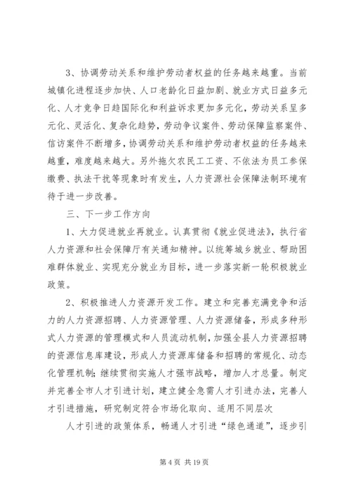 人力社保局办公室工作总结.docx