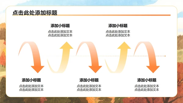 橙黄色小清新风重阳节家庭日团建活动策划PPT模板