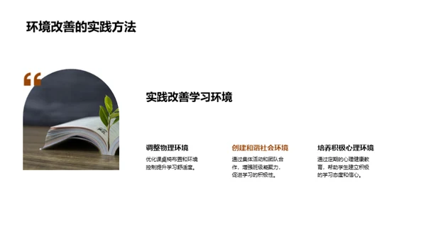 塑造优良学习环境