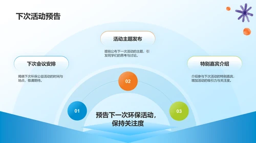 蓝色小清新大学生公益活动PPT模板