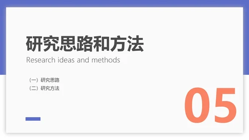 素雅简约风经管学术毕业答辩