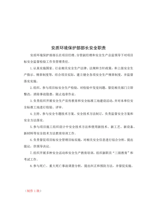 建筑工程综合项目施工岗位安全职责.docx
