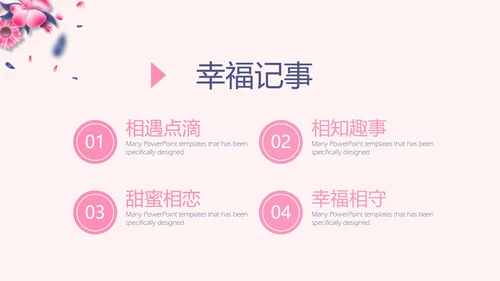 LED婚礼舞台开场片头相册动态PPT模板