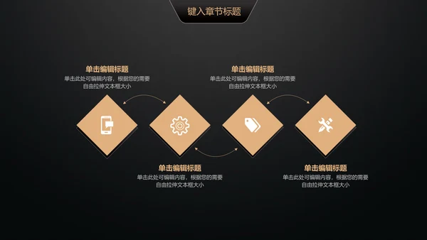 黑金轻奢商业计划书通用PPT模版