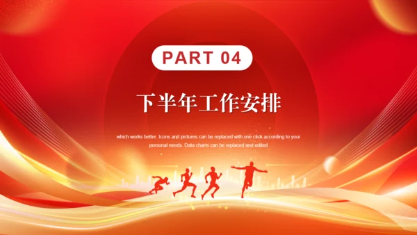 年中总结激励大会奔跑前行通用PPT