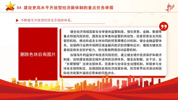 加快建设更高水平开放型经济新体制专题党课PPT