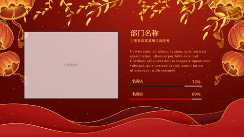 红色奢华风新年年货节活动营销策划方案PPT模板
