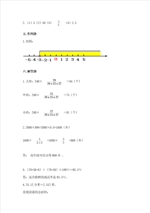 小升初数学期末测试卷带答案精练