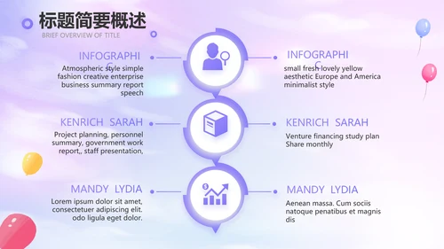 紫色唯美毕业典礼通用PPT