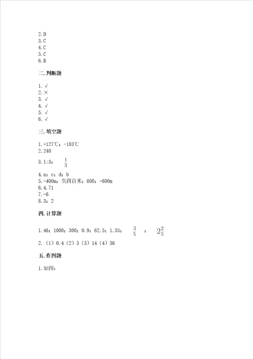 西师大版数学六年级下册期末测试卷精品【能力提升】