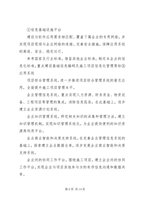 建筑业信息化发展规划.docx