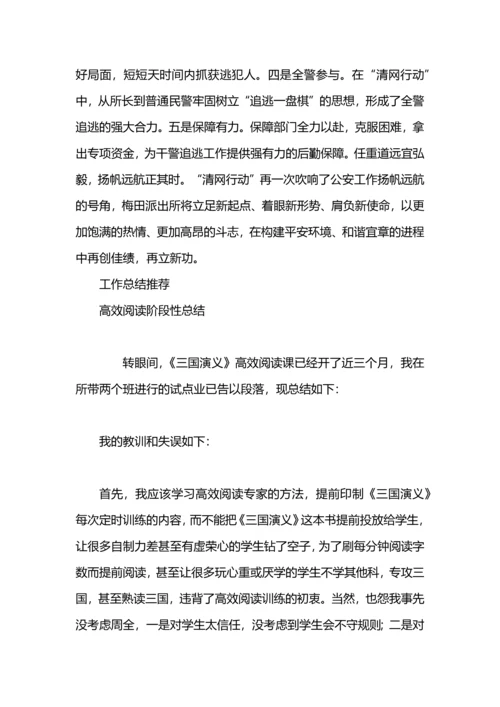 派出所“清网行动”阶段性总结.docx