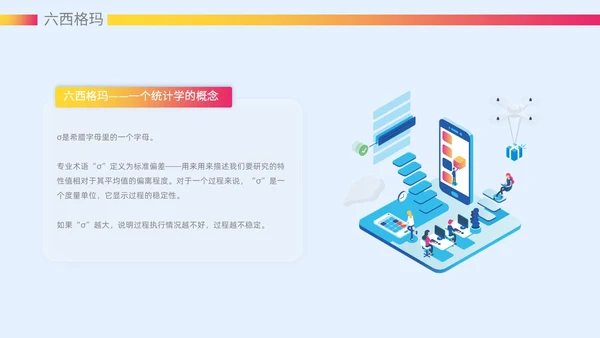 微粒体风质感大气精益生产六西格玛课件ppt