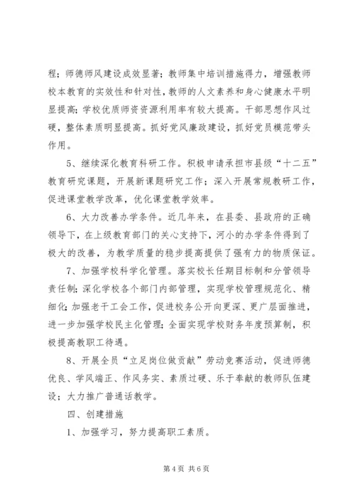 学校关于创建县级文明校园的申请报告 (4).docx