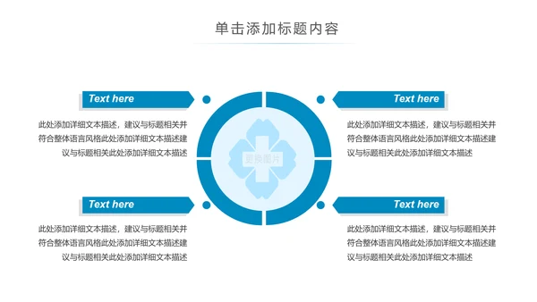 蓝色简约医疗医学科研行业PPT模板