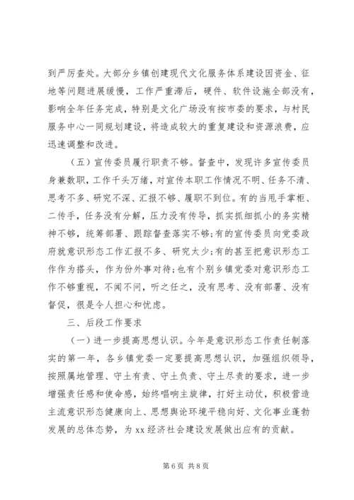 意识形态工作督查报告.docx