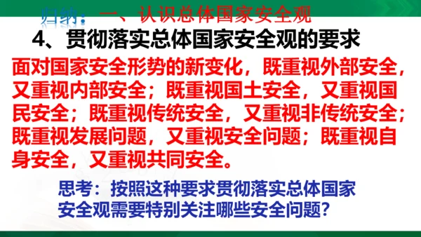 9.1《认识总体国家安全观》课件(26张PPT）
