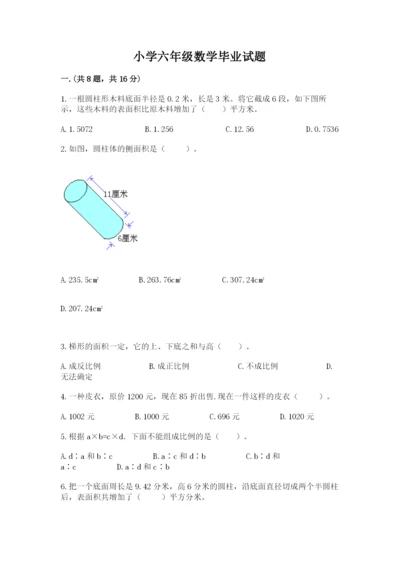 小学六年级数学毕业试题（夺分金卷）.docx