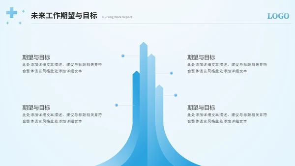 简约护士年终总结工作总结工作报告ppt模板
