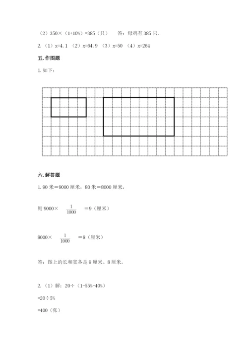 伊春市友好区六年级下册数学期末测试卷及答案1套.docx