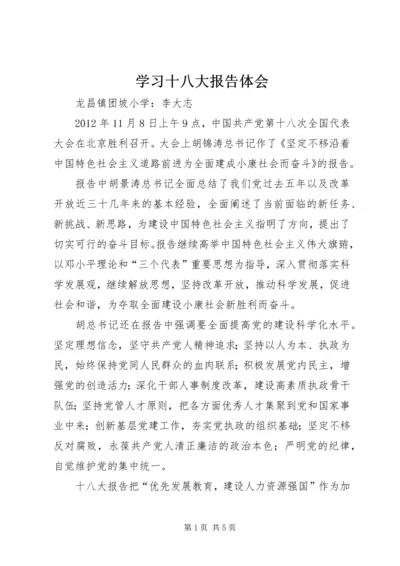 学习十八大报告体会 (5).docx