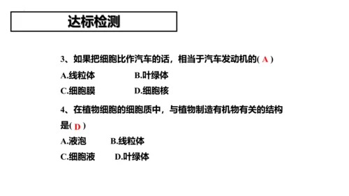 2.1.4细胞的生活课件2023--2024学年人教版生物七年级上册(共34张PPT)