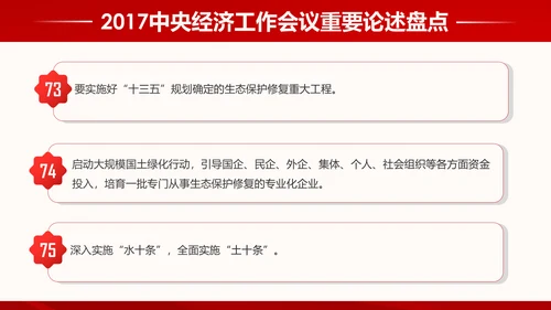 中央经济工作会议93个重要论述PPT模板