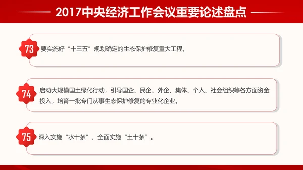 中央经济工作会议93个重要论述PPT模板