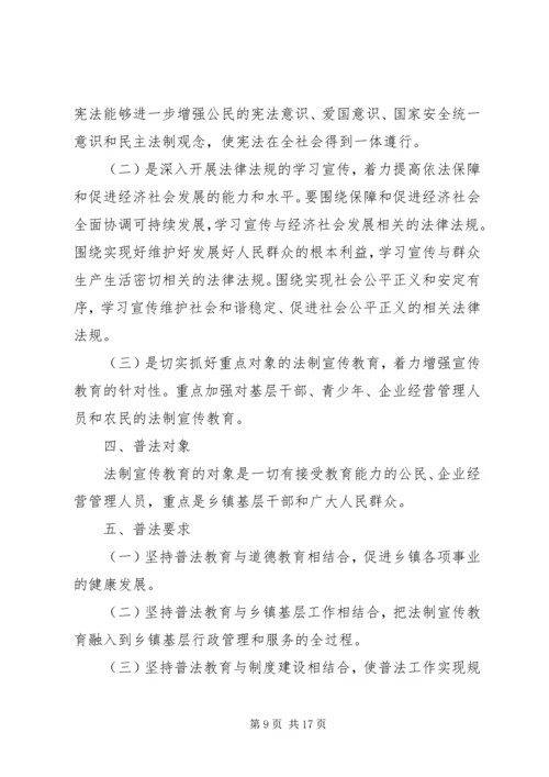 普法工作计划多篇总结多篇.docx