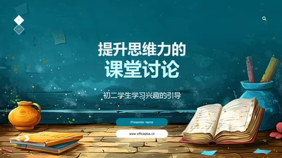 提升思维力的课堂讨论PPT模板