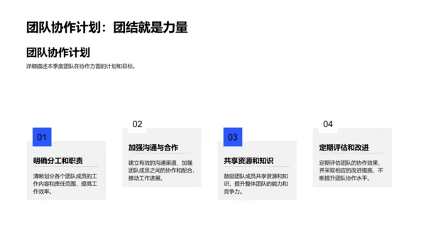 季度营销成果报告PPT模板