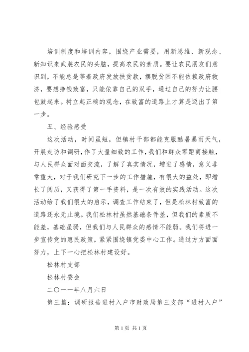 进村入户调研报告 (2).docx