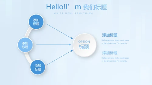 蓝色医院科室管理总结动态PPT
