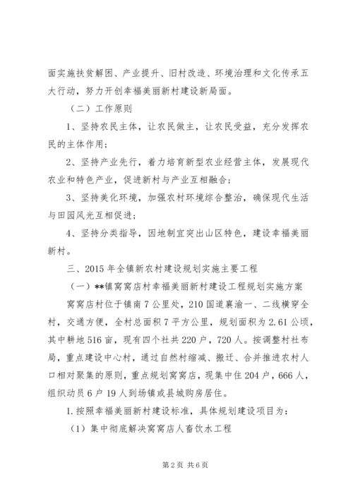 新农村建设工程规划实施方案.docx