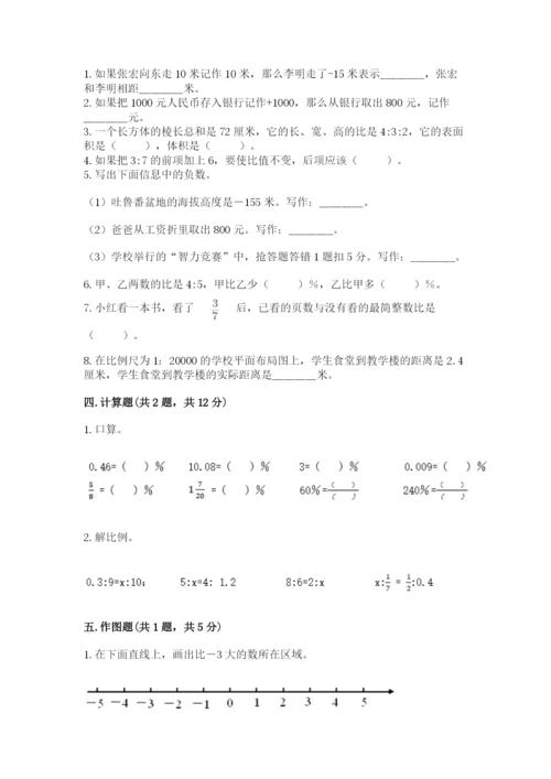 沪教版数学六年级下册期末检测试题附完整答案（历年真题）.docx