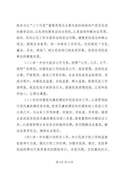 年度民政工作安排意见 (2).docx
